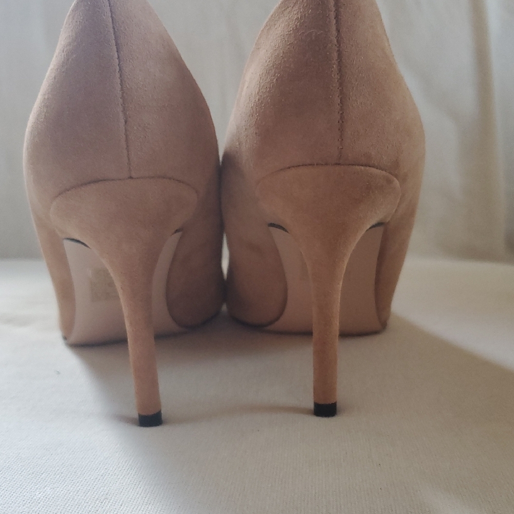 J. Crew ELSIE TAN PUMPS Classic Heels - Picture 3 of 10
